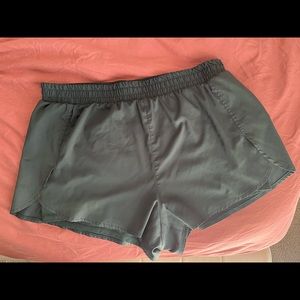 Gf collective L moss green running shorts